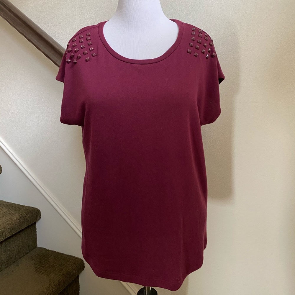 SALE!!  Sweatshirt studded top